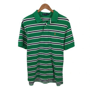 PO226 Mens POLO Ralph Lauren Designer Striped Preppy Polo Shirt XL